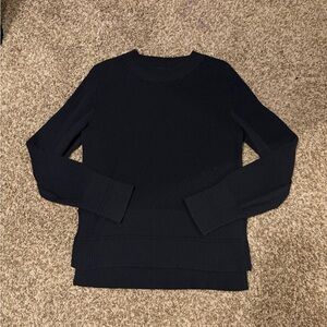 Black Wool Blend Sweater